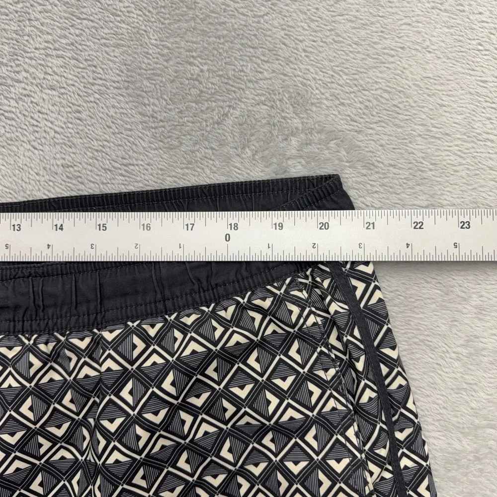 Fair Harbor Swim Trunks Mens XXXL Black White Geometric Diamond Anchor Shorts